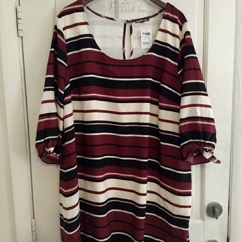 BNWT striped dress Charlotte Russe+